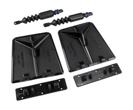 Комплект транцевых плит Nauticus серии SX, цвет черный, размер 9.5"х10" (SX9510-60BL)